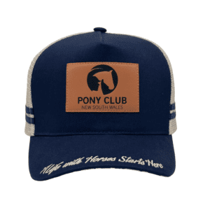 Pony Club NSW Trucker Cap Navy & Beige