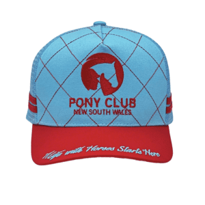 Pony Club NSW Trucker Cap Blue & Red