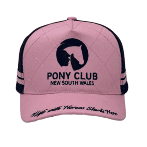 Pony Club NSW Trucker Cap Light Pink