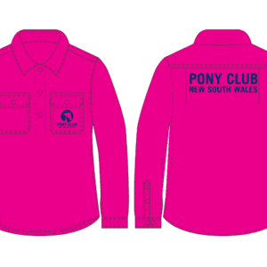 Pony Club NSW Workshirt Pink